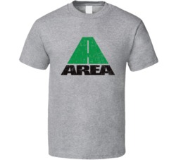 AREA Automobile Car Parts Cool Distressed Style Brand Logo Emblem T Sh