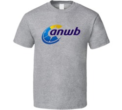 ANWB Automobile Car Parts Cool Distressed Style Brand Logo Emblem T Sh