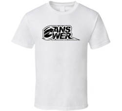 Answer Racing Automobile Car Parts Cool Distressed Style Brand Logo Em