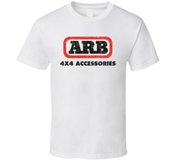 ARB Automobile Car Parts Cool Distressed Style Brand Logo Emblem T Shi