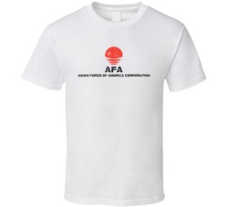 AFA Automobile Car Parts Cool Distressed Style Brand Logo Emblem T Shi
