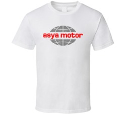 Asya Motor Automobile Car Parts Cool Distressed Style Brand Logo Emble