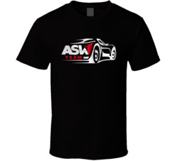 ASW Racing Automobile Car Parts Cool Distressed Style Brand Logo Emble