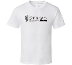 Grape Wine Logo Popular Bistro Restaurant Food Fan Gift T Shirt