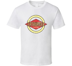 Fatburger Logo Popular Burger Grill Restaurant Fast Food Fan Gift T Sh