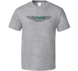 Aston Martin Automobile Car Parts Cool Distressed Style Brand Logo Emb