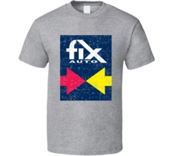 Auto Fix Automobile Car Parts Cool Distressed Style Brand Logo Emblem 