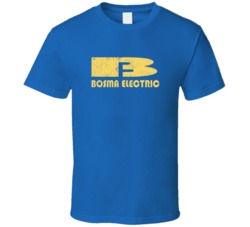 Bosma Electric Automobile Car Motorcycle Parts Cool Distressed Style B