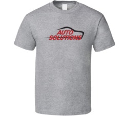 Auto Solutions Automobile Car Parts Cool Distressed Style Brand Logo E