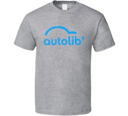 Autolib' Automobile Car Parts Cool Distressed Style Brand Logo Em