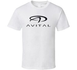 Avital Automobile Car Parts Cool Distressed Style Brand Logo Emblem T 