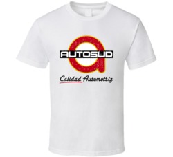 Autosud Automobile Car Parts Cool Distressed Style Brand Logo Emblem T