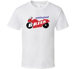 Bajer Motorsport Automobile Car Parts Cool Distressed Style Brand Logo