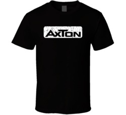 Axton Automobile Car Parts Cool Distressed Style Brand Logo Emblem Whi