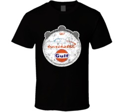 Barchetta Gulf Automobile Car Parts Cool Distressed Style Brand Logo E