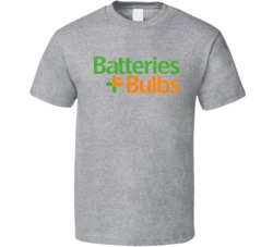 Batteries Plus Bulbs Automobile Car Parts Cool Distressed Style Brand 