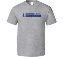 Behrmann Motors Automobile Car Parts Cool Distressed Style Brand Logo 