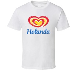 Holanda Logo Popular Brands Of The World Food Company Fan Gift T Shirt