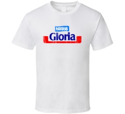 Gloria Logo Popular Nestle Chocolate Junk Food Brand Fan Gift T Shirt