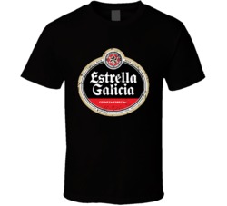 Estrella Galicia Logo Popular Beer Lagar Alcohol Beverage Drink Fan Gi
