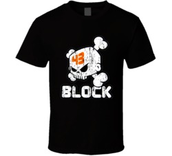 Block 43 Automobile Car Motorcycle Parts Cool Distressed Style Brand L