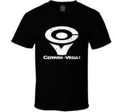 Cerwin Vega Automobile Car Motorcycle Auto Parts Cool Distressed Style