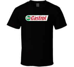 Castrol Automobile Car Motorcycle Auto Parts Cool Distressed Style Bra
