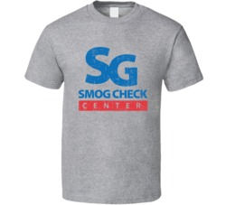 SG Smog Check Center Automobile Car Motorcycle Parts Cool Distressed S