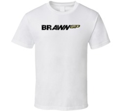 Brawn GP Automobile Car Motorcycle Parts Cool Distressed Style Brand L