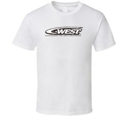 C West Automobile Car Truck Motorcycle Auto Parts Cool Distressed Styl