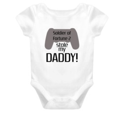 Soldier of Fortune 2 Stole My Daddy Cute T shirt