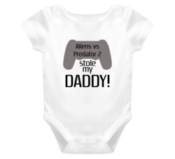 Aliens vs Predator 2 Stole My Daddy Cute T shirt