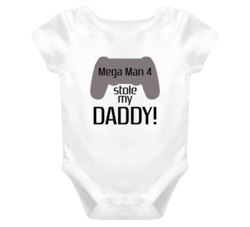 Mega Man 4 Stole My Daddy Cute T shirt