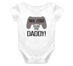 NHL 2001 Stole My Daddy Cute T shirt