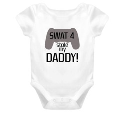 SWAT 4 Stole My Daddy Cute T shirt