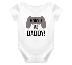 Halo 3 Stole My Daddy Cute T shirt