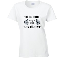 This Girl Sleeps With a Boxapoint Dog Lover T shirt