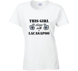 This Girl Sleeps With a Lacasapoo Dog Lover T shirt