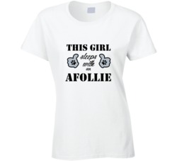 This Girl Sleeps With an Afollie Dog Lover T shirt