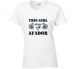 This Girl Sleeps With an Afador Dog Lover T shirt