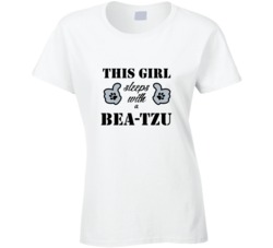 This Girl Sleeps With a Bea-Tzu Dog Lover T shirt