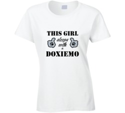 This Girl Sleeps With a Doxiemo Dog Lover T shirt
