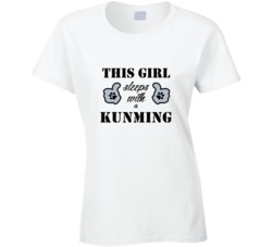 This Girl Sleeps With a Kunming Dog Lover T shirt