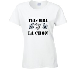 This Girl Sleeps With a La-Chon Dog Lover T shirt