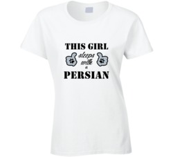 This Girl Sleeps With a Persian Dog Lover T shirt
