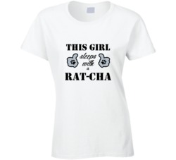 This Girl Sleeps With a Rat-Cha Dog Lover T shirt