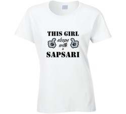 This Girl Sleeps With a Sapsari Dog Lover T shirt