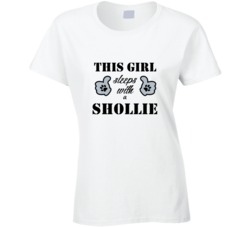 This Girl Sleeps With a Shollie Dog Lover T shirt