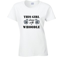 This Girl Sleeps With a Whoodle Dog Lover T shirt