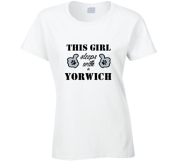 This Girl Sleeps With a Yorwich Dog Lover T shirt